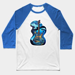 Surrealistic guitar Baseball T-Shirt